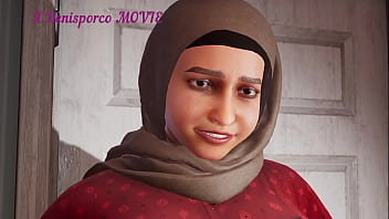 Aisha Berhijab Arab Muslim Dengan Payudara Dan Pantat Besar Ditembak Anal Dan Disiram Sperma